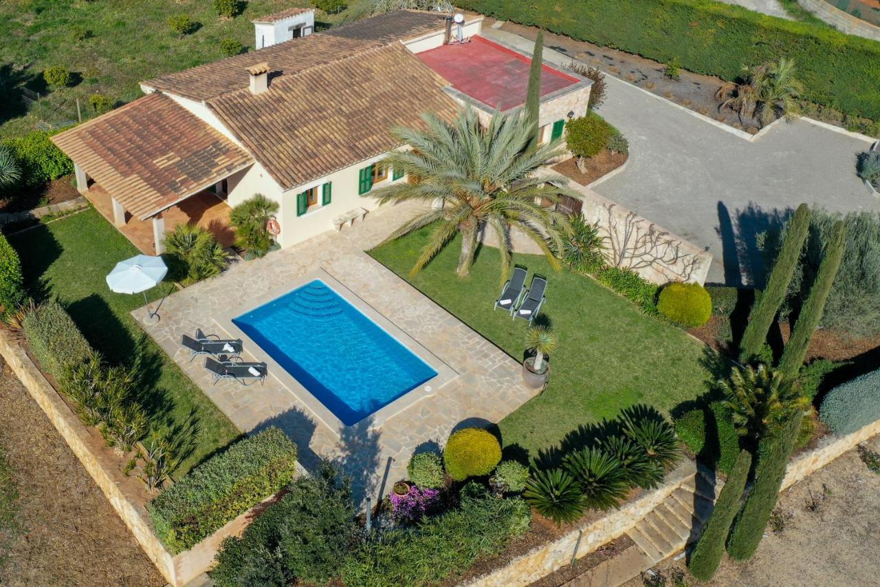 Moderne Finca Can Vicento - Heizung - Pizzaofen Porto Cristo Luaran gambar