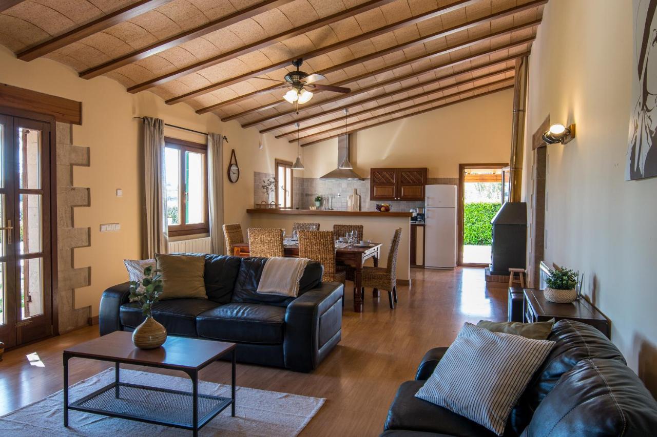 Moderne Finca Can Vicento - Heizung - Pizzaofen Porto Cristo Luaran gambar
