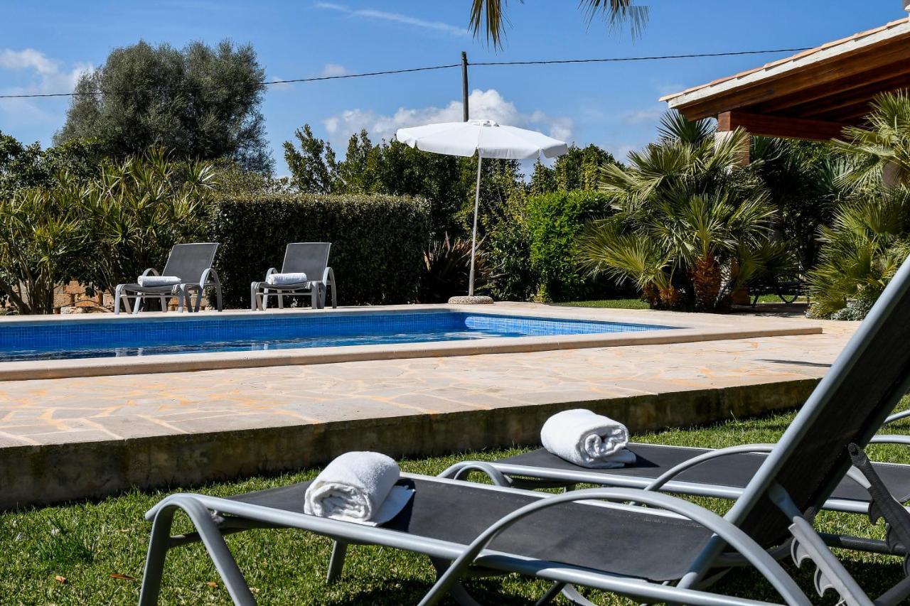 Moderne Finca Can Vicento - Heizung - Pizzaofen Porto Cristo Luaran gambar